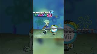 SpongeBob Wrong Notes: DK Summit Theme - Mario Kart 8 Deluxe Vs. Mario kart Wii #shorts Wealth