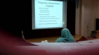 Contrastive Analysis in Morphology & Syntax (part 1)