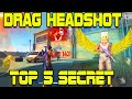 Drag Headshot tips and tricks || Auto headshot tips and tricks|| Run Gaming Tamil