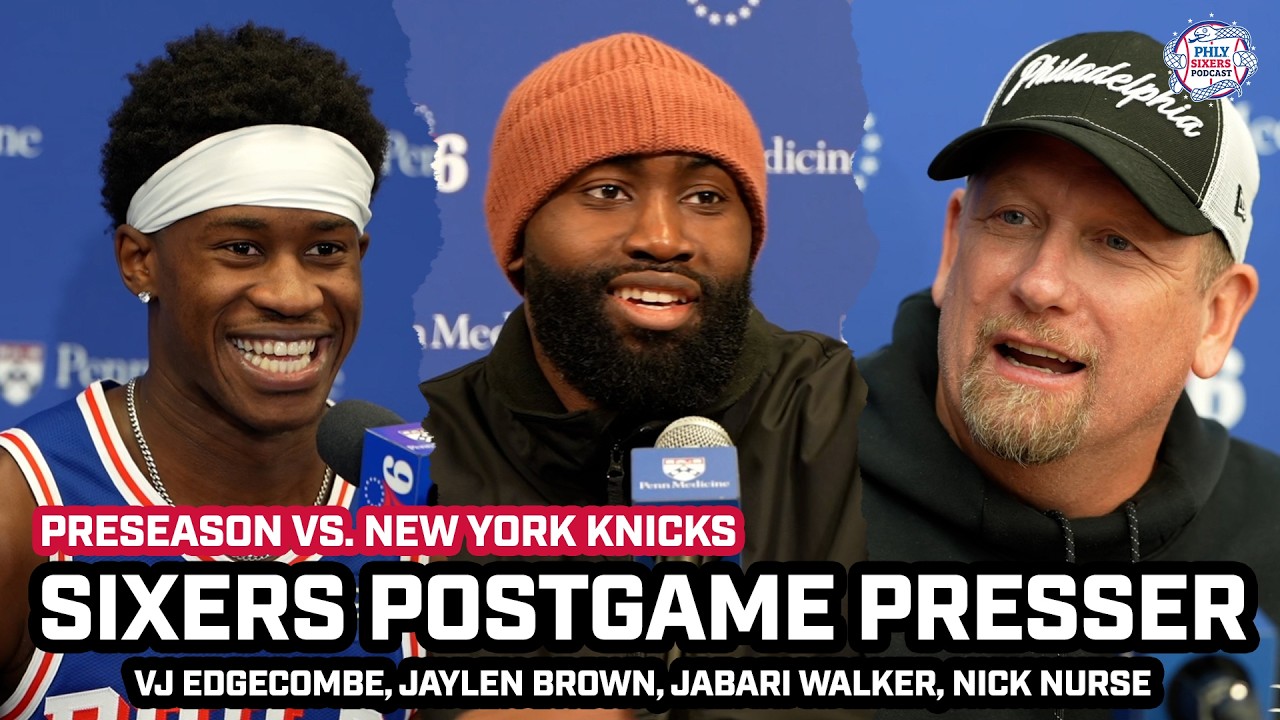 Jaylen Brown on Sixers Debut, Nick Nurse on Ariel Hukporti Injury | Postgame Presser