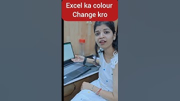Excel ka colour change krte hai 🔥🗒️🔥#excelvali #anjnicomputereducation #spreadsheetmagic