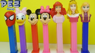 ألعاب الحلوى أميرات ديزني ميكي ماوس سبايدرمان و أكثر!  PEZ Candy Dispenser