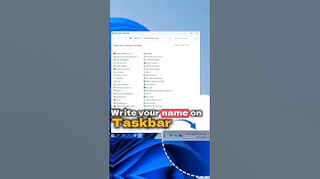 How to put words on Taskbar in Windows PC | Write names on Taskbar. #windows