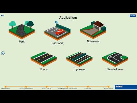 BASF Elastopave® Polyurethane binder system, a permeable and durable city building material (EN)