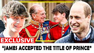 JAMES ALEXANDER Accepts the Title of PRINCE — Officially Named the True Heir to Prince Philip