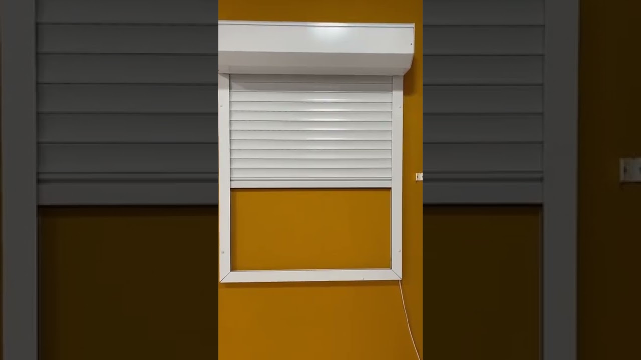 Persiana de exterior motorizada en aluminio