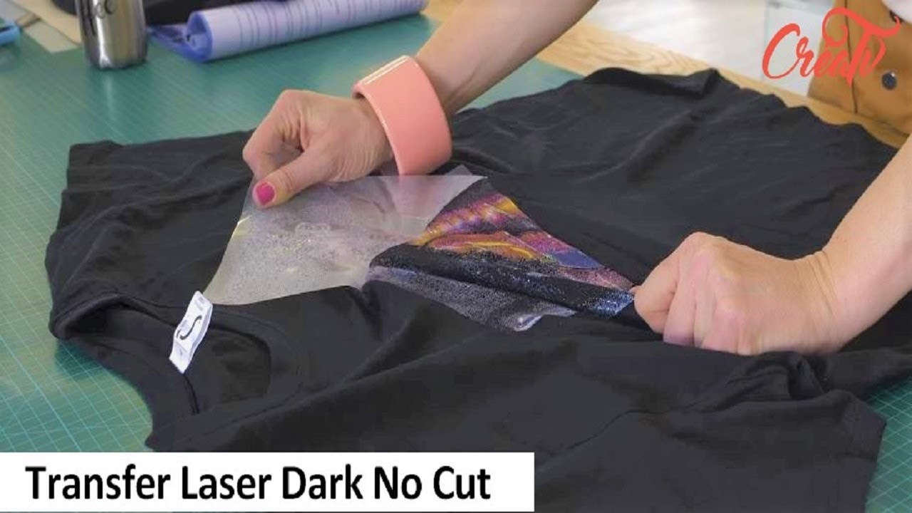 Créa'TV - Personnalisez vos Textiles Foncés avec le papier Laser Dark No  Cut 