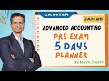 CA Inter Adv Acc Jan 26 | Pre Exam Study Plan | Best Revision Sequence, Hours &amp; Writing Practice