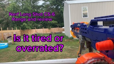 Nerf Longshot CS-6, is it really him in stock form? Subscribe for mods and max range