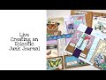 Live Creating an Eclectic Junk Journal