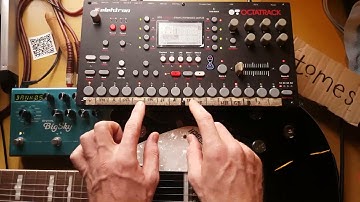 octatrack + guitar + big sky + playsfree = free running loops