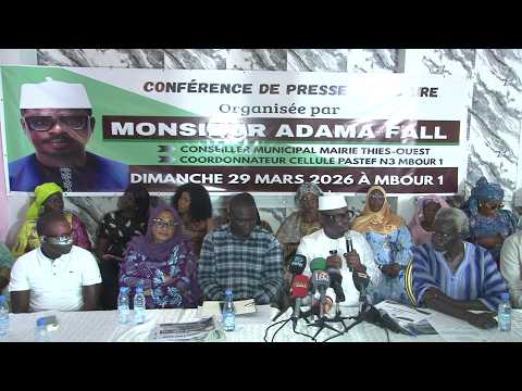 Adama Fall de PASTEF attaque la gestion du Maire de Thiès-Ouest