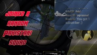 I Joined A Random Squad Like A Bot Lashari Gaming Pubg Mobile