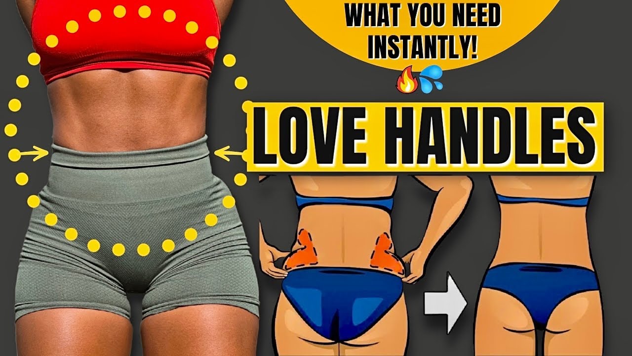 Intense MUFFIN TOP FAT & SIDE ABS~Reduce "LOVE HANDLES" In 15 Min|Days At Home EP 16