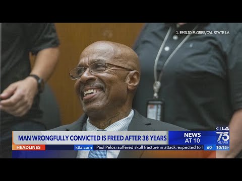Man wrongfully convicted of L.A. County murder and sex assault freed after 38 years
