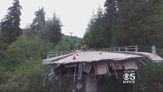 Crews Aim To Finish Pfeiffer Canyon Bridge Demolition By End Of Week