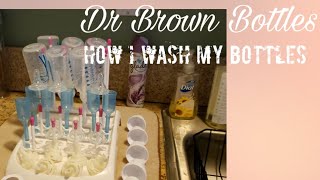 DR BROWN BOTTLES | EASIEST WAY TO WASH THEM | HOW TO