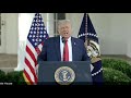 President Trump speaks to various Economic Clubs across the country via livestream