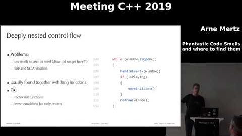 Phantastic Code Smells and where to find them - Arne Mertz - Meeting C++ 2019
