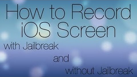 IRec Tutorial record your iOS screen without jailbreak!!!!