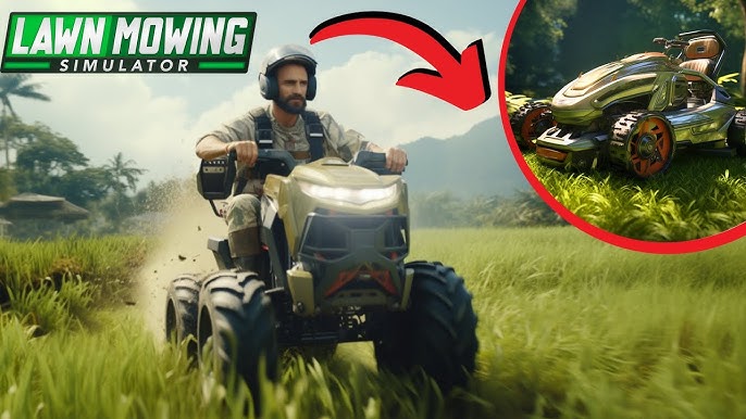 Lawn Mowing Simulator PS5 Gameplay - YouTube