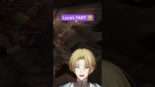 Luca's fart shocked everyone but he denied it #lucakaneshiro  #nijisanjien #luxiem