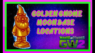 Golden Gnomes Moon Base! Plants vs Zombies Garden Warfare 2!