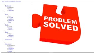 Wordpress admin not loading properly what to do Solved Another process