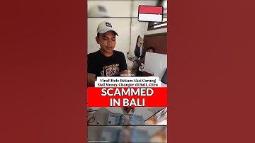 This is how they scam you in Bali.