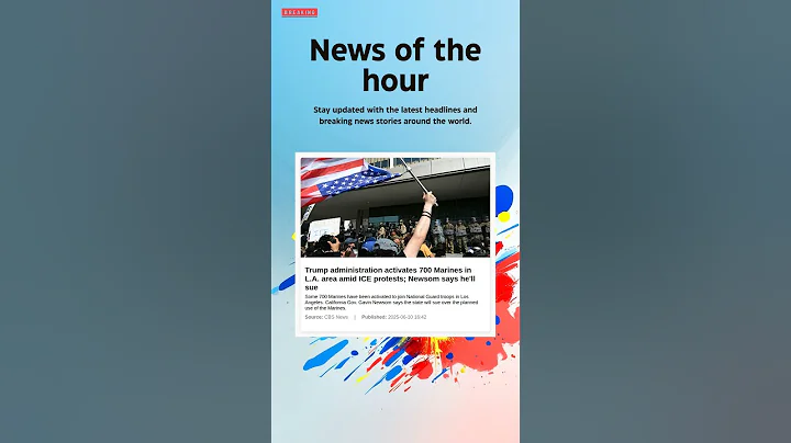 Breaking News: Trump administration activates 700 Marines in L.A. area amid ICE protests; #Trump