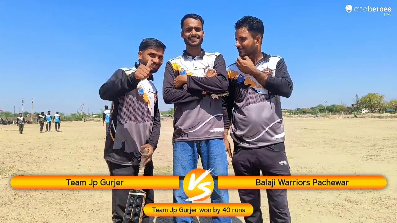 Team Jp Gurjer vs Balaji Warriors Pachewar live cricket match | Pachewar Primier league season-01 l