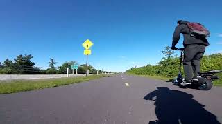 Go-Ped Super Gsr46R 46Cc Rippin Doing 40Mph Another Goped Rips Wheelie By 45Mph