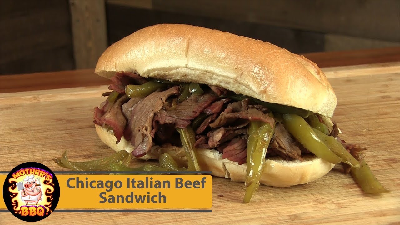 Chicago Italian Beef Sandwich First cook on the new Kamado Joe
