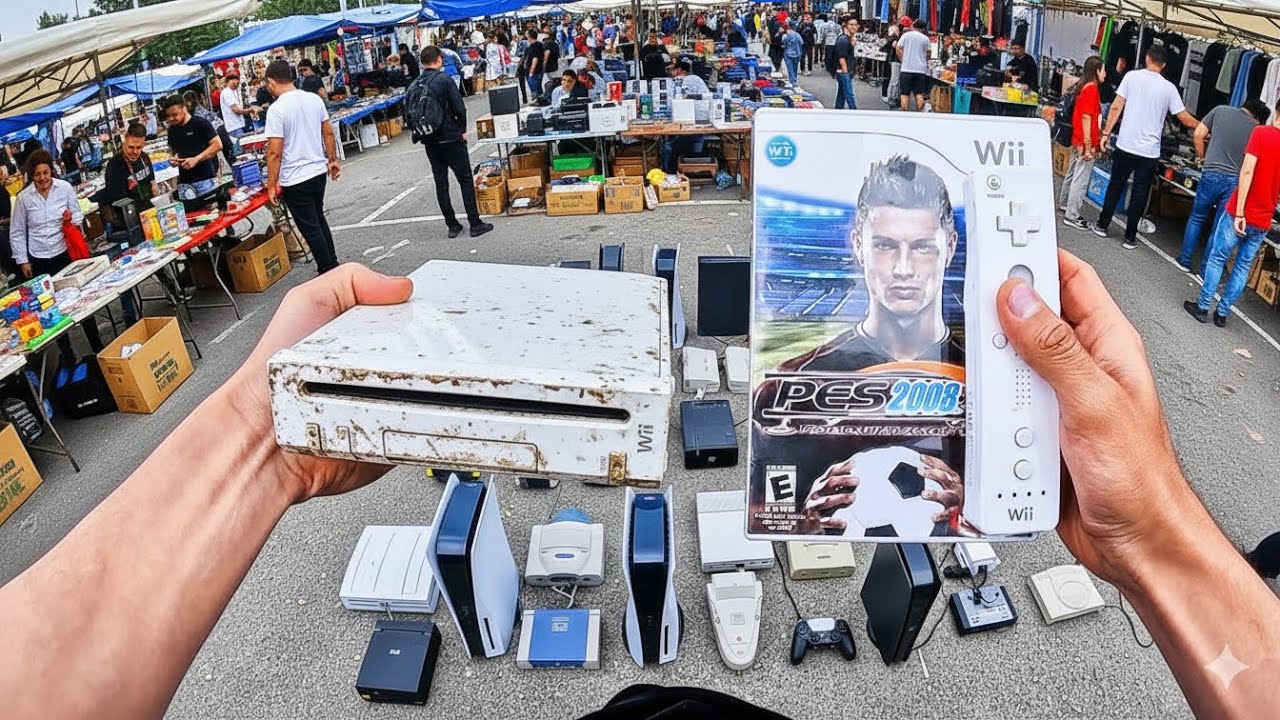 ¿Estafa o joya? 🤯 Wii por $10 en el mercado de pulgas (BOGOTÁ)😱