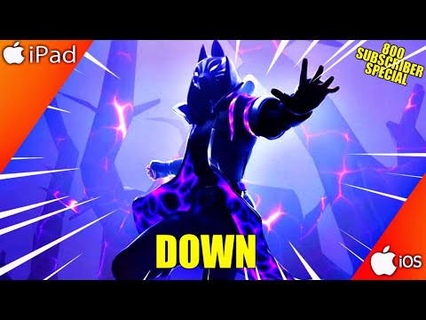 DOWN - Fortnite Mobile Montage - iPad 10 2  7th Generation  2019 Gameplay