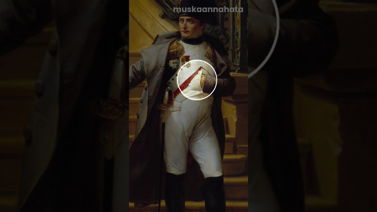 😲Why was Napoleon always hiding his hand? Shocking fact about napoleon #shorts #viral #nepolean