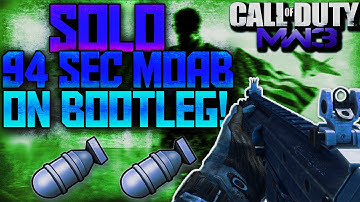 Fast Solo 94 Second MOAB On Bootleg! Call Of Duty Modern Warfare 3 Multiplayer Gameplay!