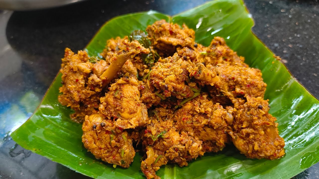 DELICIOUS Mangalore Style Chicken Sukka Recipe
