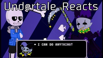 Undertale Reacts to Sans vs Jevil