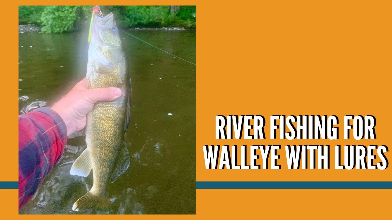 River Fishing For Walleye With Lures / Walleye Lures For Shore Fishing