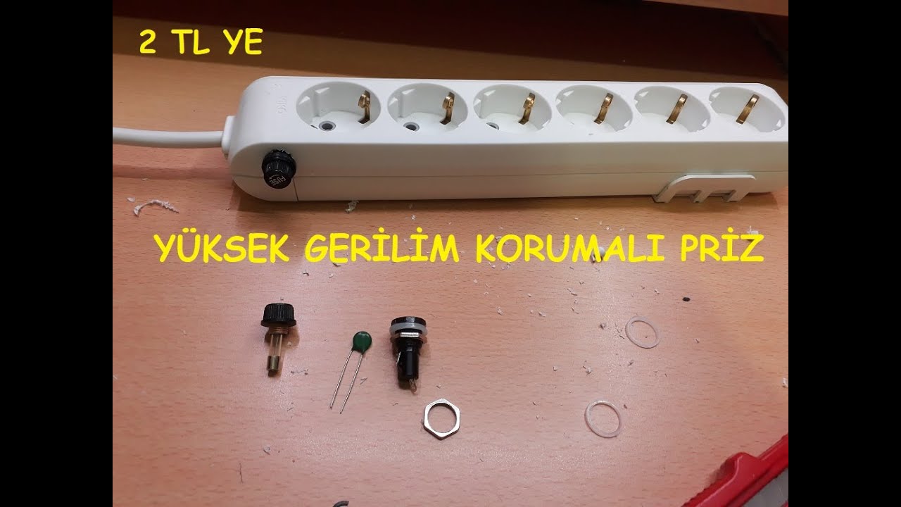VARİSTÖR İLE ELEKTRONİK CİHAZLARINIZI YÜKSEK GERİLİME KARŞI KORUYUN - HIGH VOLTAGE PROTECTION