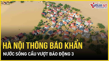 Hà Nội thông báo khẩn:Nước sông Cầu vượt báo động 3, người dân lập tức di dời khỏi khu vực nguy hiểm