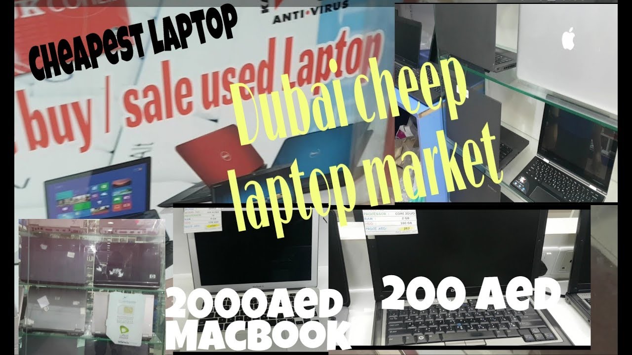 Cheep Used & New laptops market Dubai, Second hand laptop - YouTube
