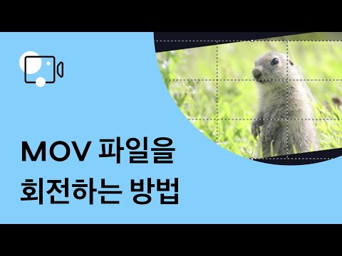 MOV 파일을 회전하는 방법 | 비디오 편집 (튜토리얼 2021)