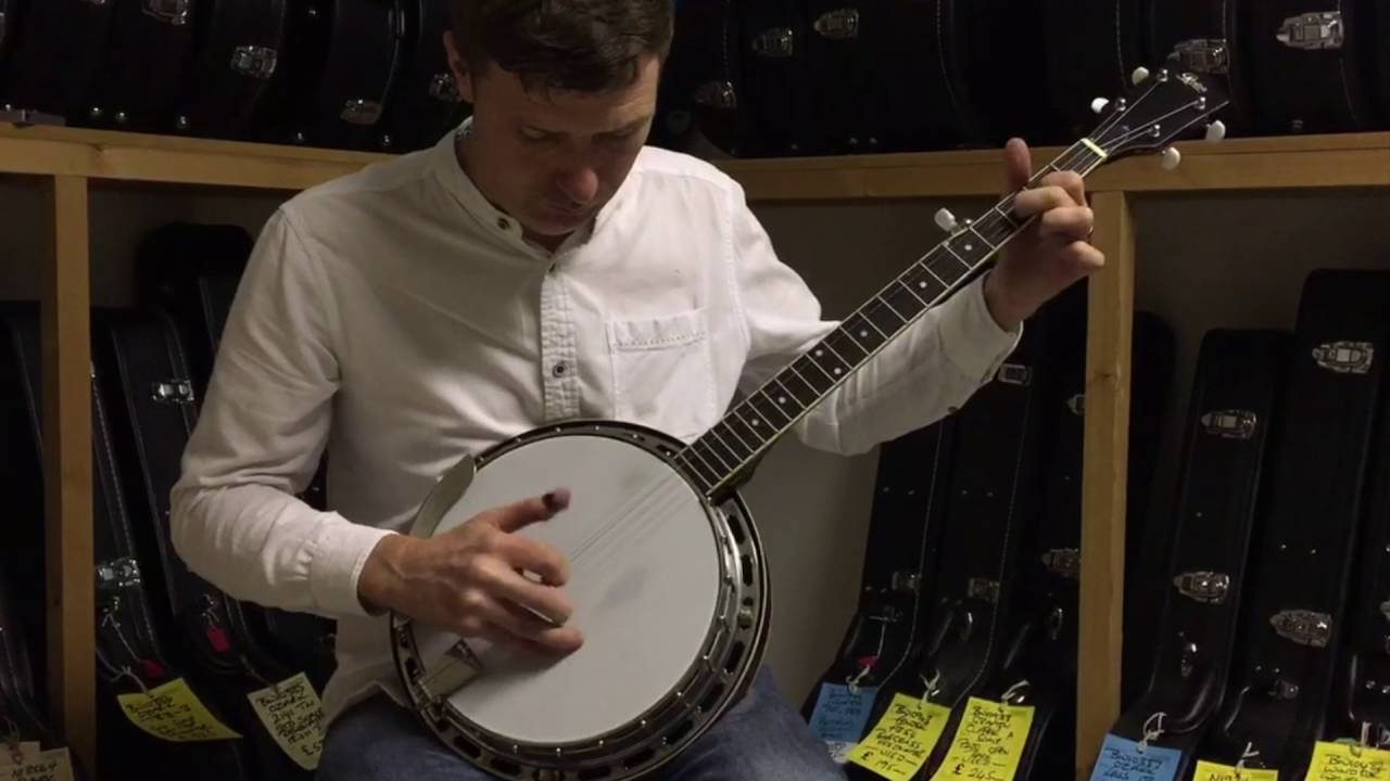 Rover RB35 5 string resonator banjo YouTube
