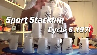 Sport Stacking Cycle 6.197! FIRST 6.1!!!