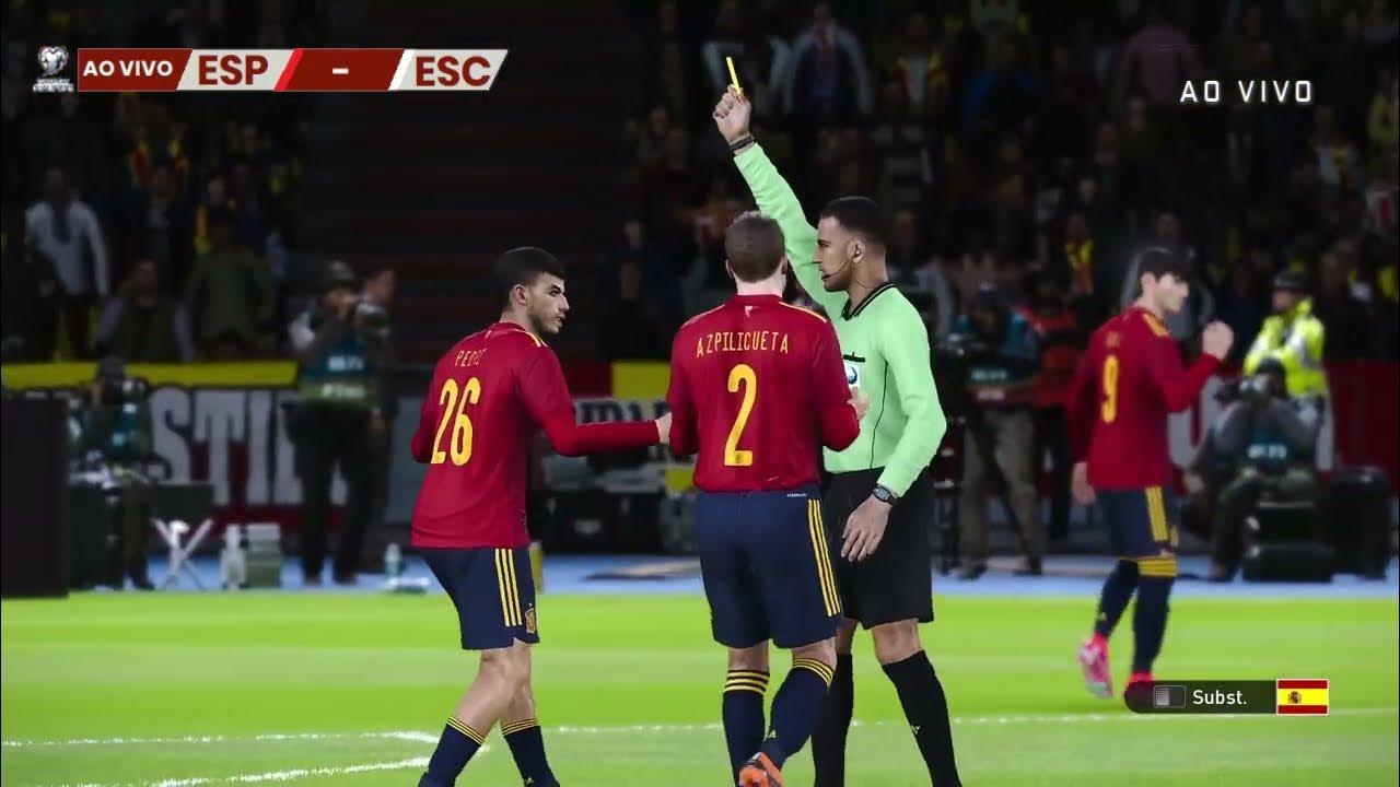 Espanha x Escócia - Eliminatórias UEFA Eurocopa - 7 Rodada Fase de