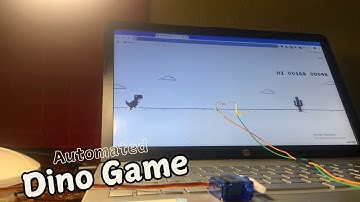 Beating Chrome Dino Game with Arduino Automation – No Hands Needed!
