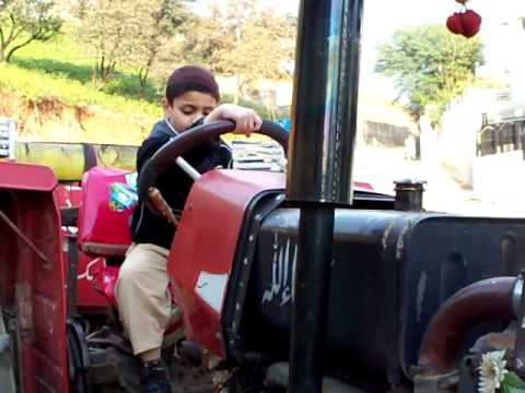 Dadyal City.Umair Bashir is on tractor.MOV