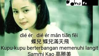 Die Er Die Er Man Tian Fei - Sammi Kao [ 蝶兒蝶兒滿天飛 - 高勝美 ] Lirik dan Terjemahan